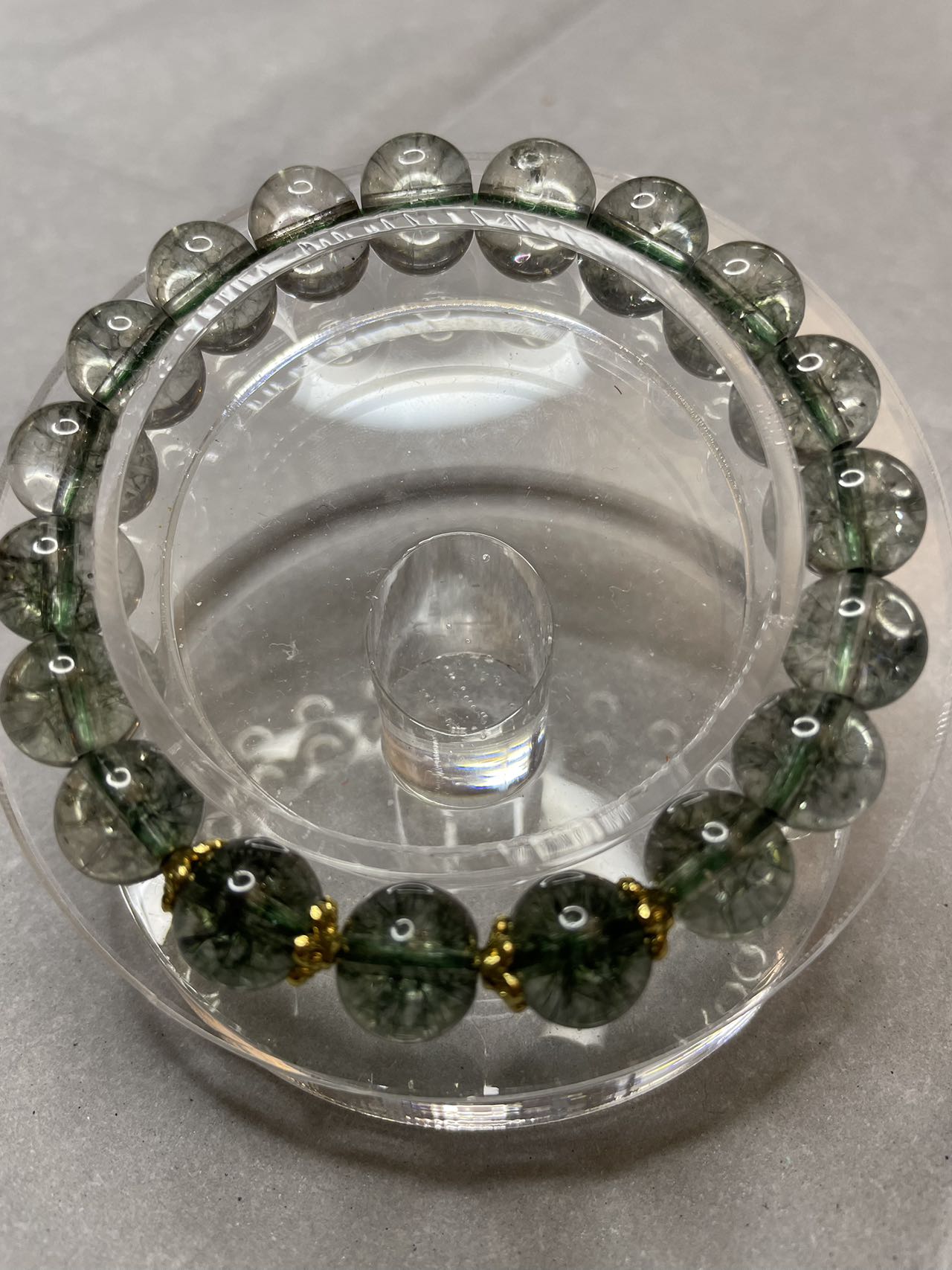 Lucky Green Phantom Quartz Bracelet Empower Spiritual Positive Energy Healing Best Gift Ever.