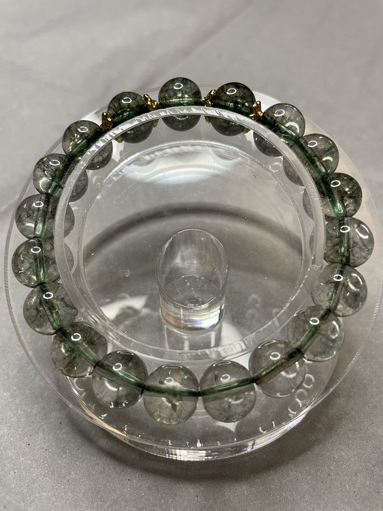 Lucky Green Phantom Quartz Bracelet Empower Spiritual Positive Energy Healing Best Gift Ever.