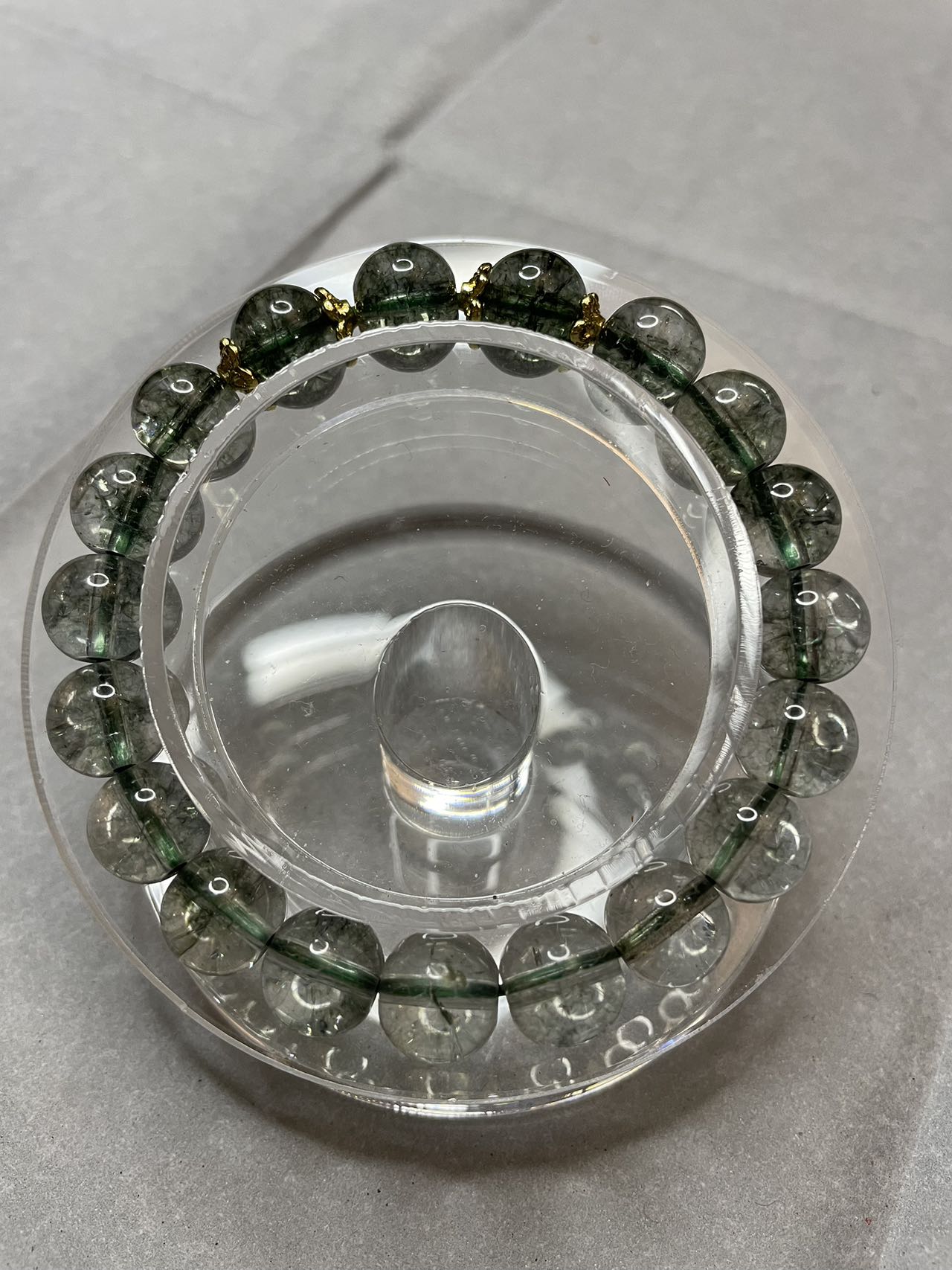 Lucky Green Phantom Quartz Bracelet Empower Spiritual Positive Energy Healing Best Gift Ever.