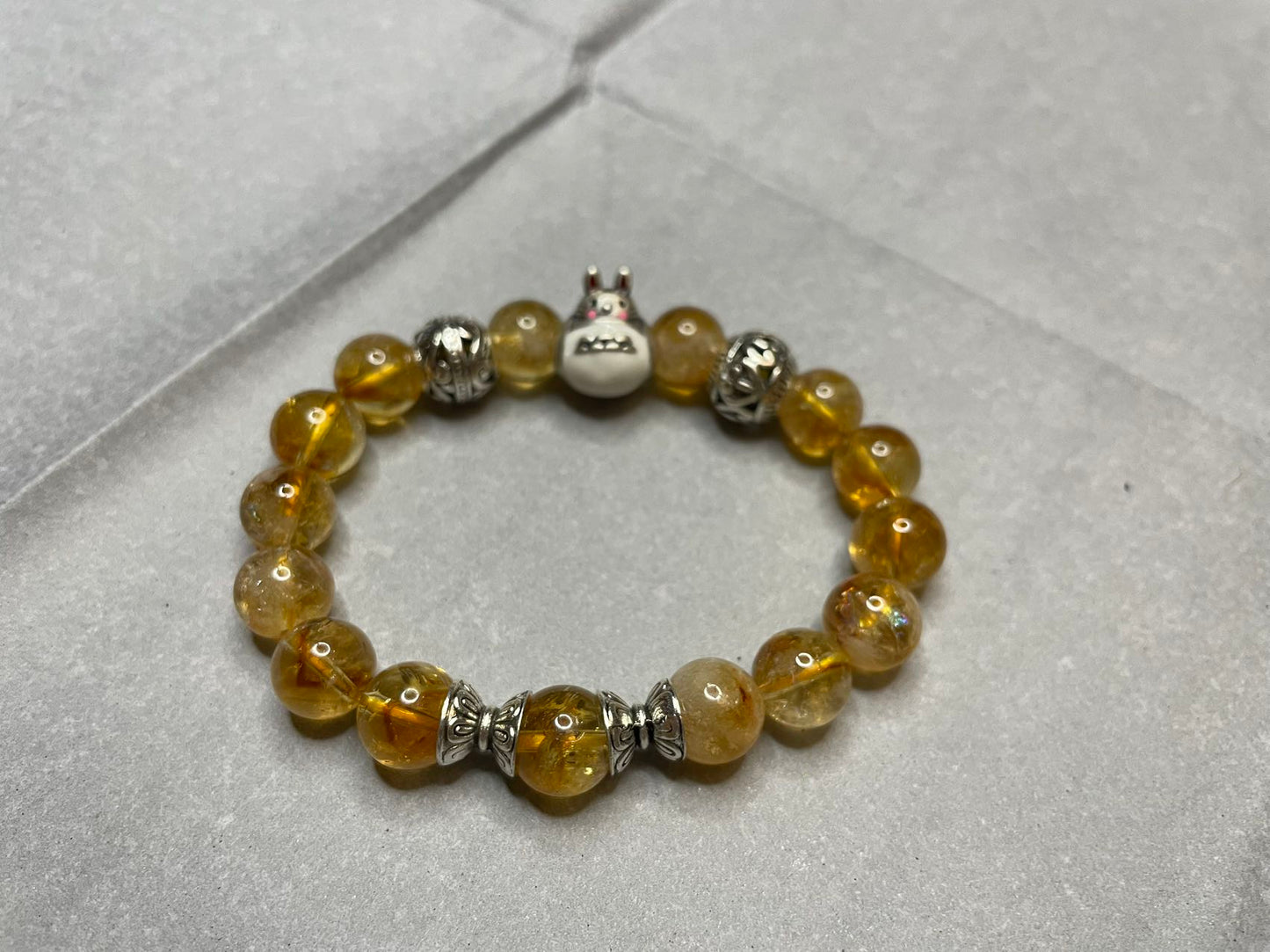 Lucky Citrine Bracelet Empower Spiritual Positive Energy Healing Best Gift Ever.